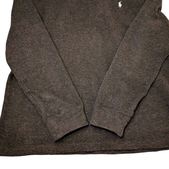 Polo Ralph Lauren Men's Large 1/4 Zip Cotton Long Sleeve Pullover Sweater - Picture 5 of 8